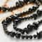 6 Pack: Black Obsidian Beads Value Pack by Bead Landing™